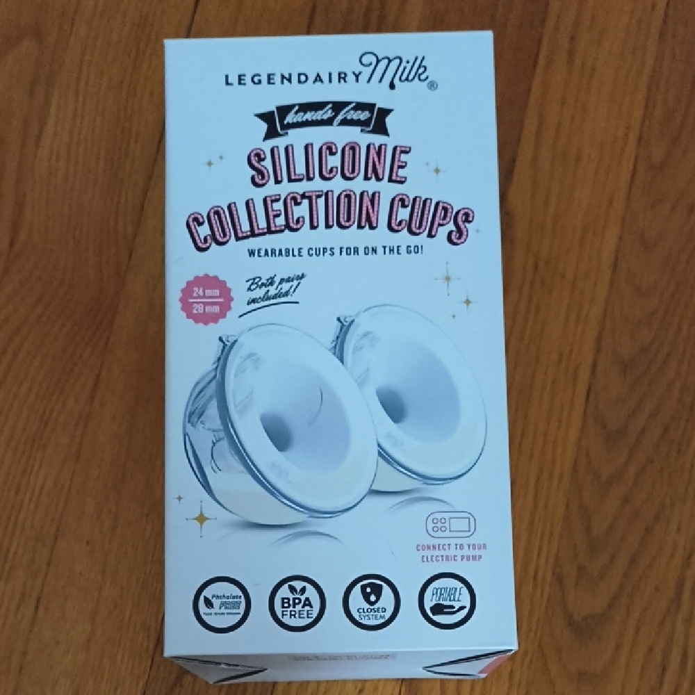 Silicone Collection Cups - White
